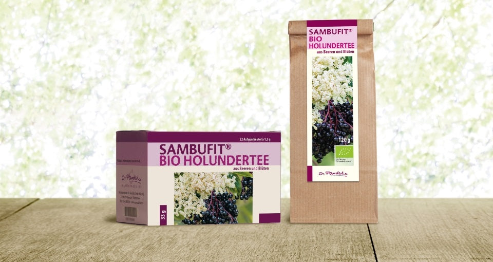 Dr. Pandalis -SAMBUFIT® BIO HOLUNDERTEE - 120g | NEUHEIT