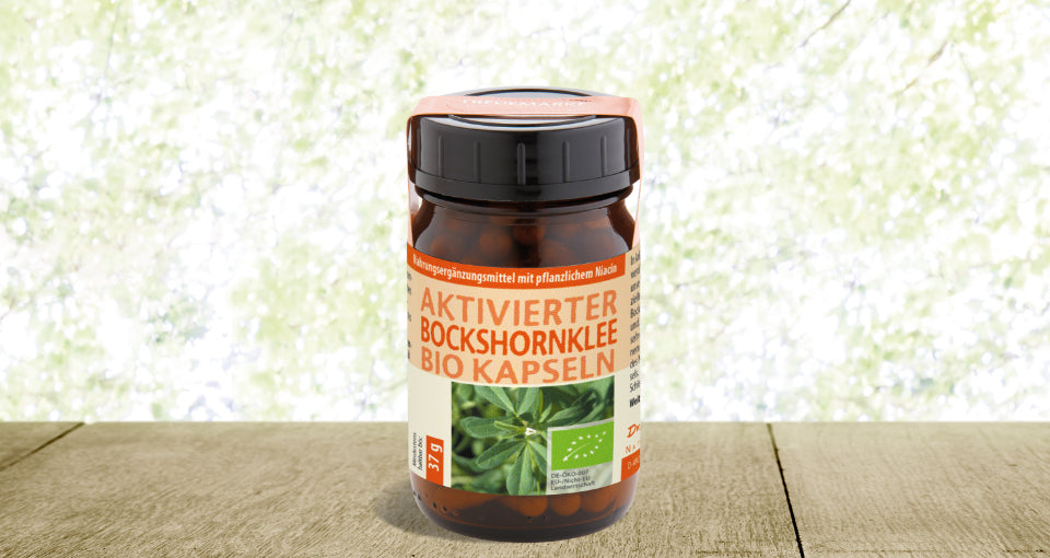 BOCKSHORNKLEE AKTIVIERT - BIO VEGAN KAPSELN